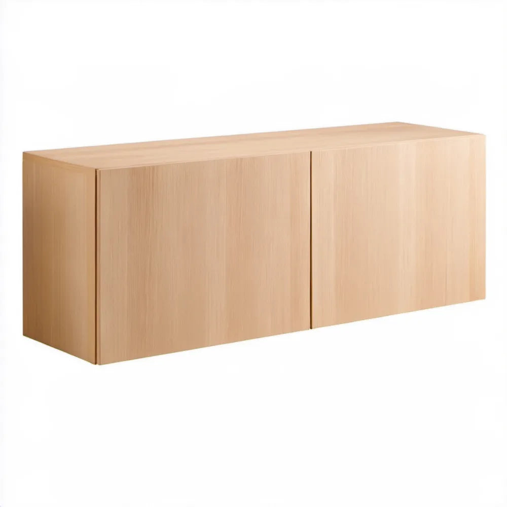 Szafka RTV z płyty MDF w kolorze jasnego dębu, 100 x 35 x 50 cm